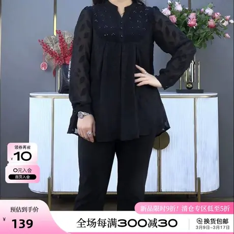 2024年新款春装减龄设计胖mm短袖T恤大码女装宽松遮肚子显瘦上衣图片