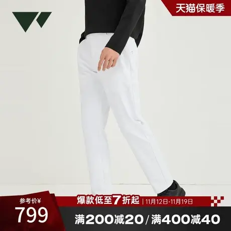 七匹狼休闲长裤2023秋冬新款时尚商务弹力休闲长裤直筒裤男士裤子图片
