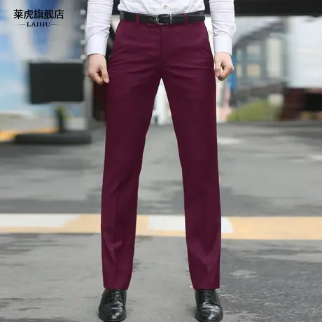 春秋季断码清仓西装裤男韩版修身商务正装休闲裤子男直筒免烫长裤商品大图