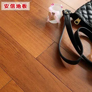 特权订金 柚木纯正全实木锁扣地板 地热地暖适用 厂家直销图片