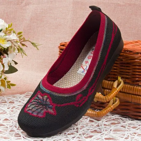 步锦轩老北京布鞋官方旗舰店正品新款女鞋老太太女款妈妈鞋女单鞋图片