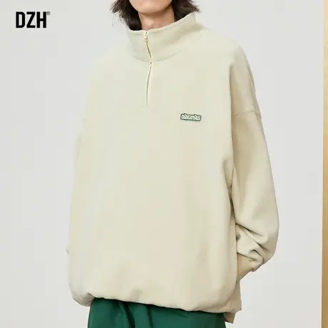 男士摇粒绒卫衣男冬季加厚保暖外套2024新款秋冬加绒休闲上衣男款图片