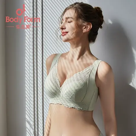 体态美25年新款DD罩6.0深V软钢圈聚拢上托收副乳大胸显小B069商品大图