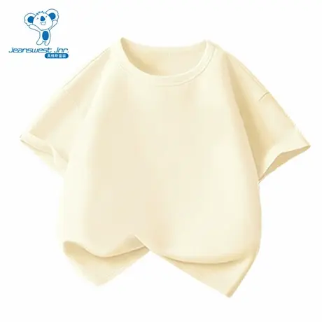 VS真维斯童装夏季款 男童时尚净色纯棉短袖T恤针织上衣图片