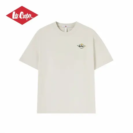 Lee Cooper/李库珀 简约时尚短袖男款2025夏季透气百搭圆领T恤潮商品大图