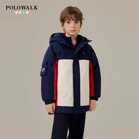 POLOWALK童装男童羽绒服2025新品男童羽绒服商品大图
