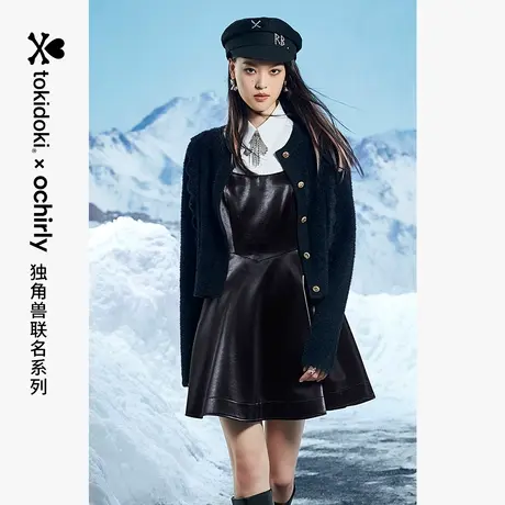 【直播闪降】tokidoki系列欧时力针织外套女新款秋冬仿貂绒章仔商品大图