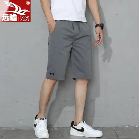夏天冰丝休闲短裤男士夏季薄款潮牌宽松外穿五分裤子工装运动中裤商品大图