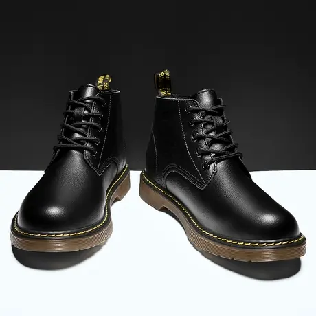 夏季马丁靴男夏季薄款透气水鞋防水防滑钓鱼工地胶鞋厨房男士雨鞋商品大图