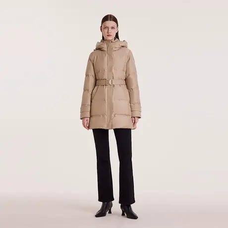 歌莉娅羽绒服女款冬季新款轻薄高端保暖鹅绒服收腰外套1ADC8C02A图片