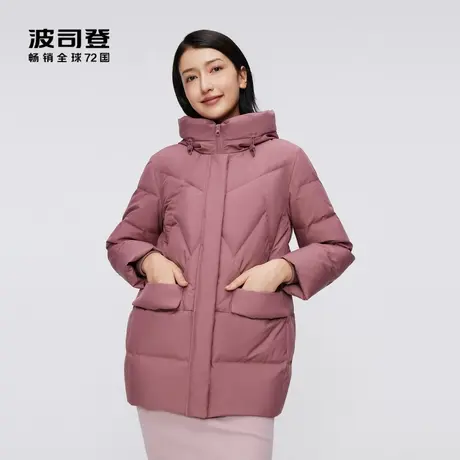 波司登2023新款中款经典加厚收腰显瘦女款秋冬妈妈冬装羽绒服外套图片
