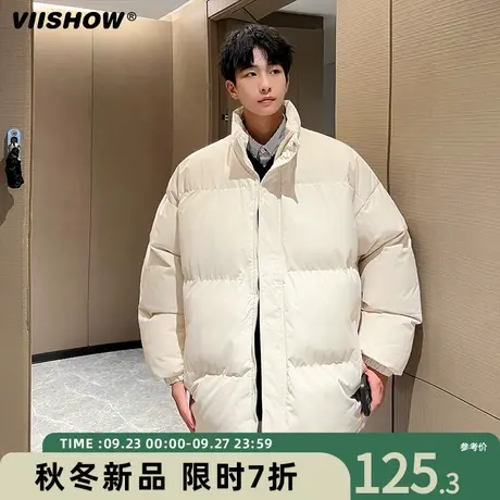 VIISHOW潮牌加厚衣服美式棉服男棉衣保暖面包服冬季宽松男生痞帅商品大图