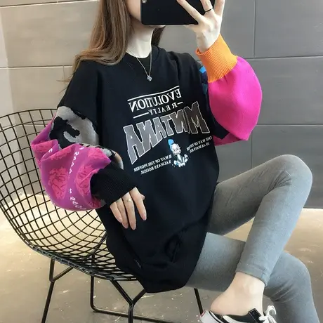 卫衣2024年新款女装韩版春秋季春装春款宽松女士加绒外套爆款上衣图片