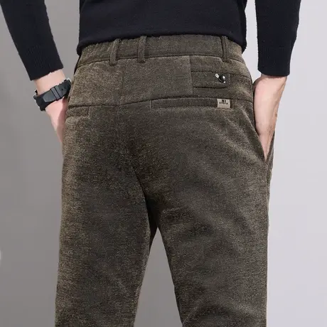 冬天男款商务西装裤冬季2024新款男士休闲裤子秋冬款男装弹力西裤商品大图