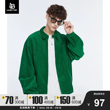 Lilbetter男士夹克潮流外套宽松上衣潮牌外衣百搭时尚褂子男LB潮商品大图