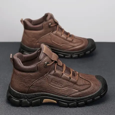 雨鞋男款外穿时尚钓鱼水鞋劳保雨靴厨房工作鞋防滑靴子男士防水鞋商品大图