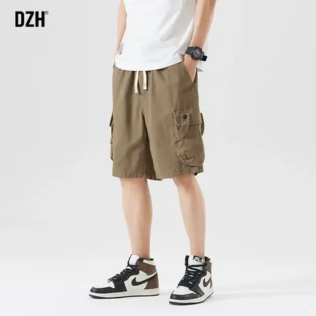 男生纯棉工装短裤男设计感小众宽松五分裤中裤2023年新款夏季裤子商品大图