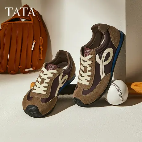 TATA他她女鞋2025年秋季商场同款休闲阿甘鞋女运动鞋新款GTX01CM5商品大图