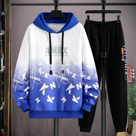 13青少年春秋季卫衣12岁男孩初高中学生14运动套装15帅气大童男装商品大图