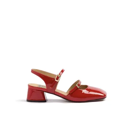 VME舞魅春夏浅口一脚蹬玛丽珍粗跟半拖凉鞋包头夏穆勒外穿单鞋女商品大图