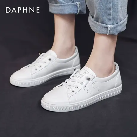 达芙妮女鞋小白鞋女秋冬新款2022新款鞋子女百搭休闲一脚蹬板鞋女商品大图