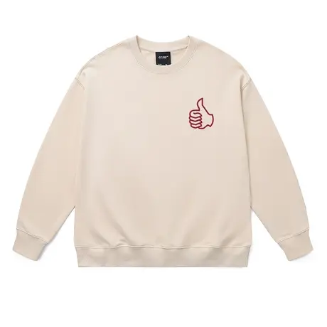 国潮卫衣学生中长款oversize今天也很棒趣味遮肉上衣元气潮流衣服商品大图