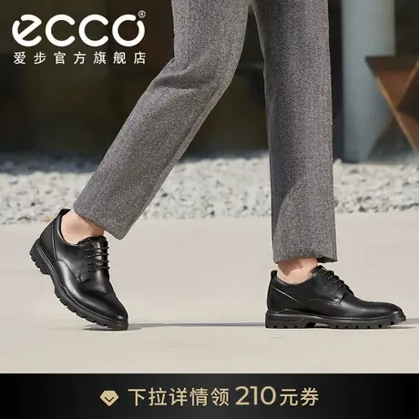 ECCO爱步男士真皮皮鞋 秋冬款正装德比鞋 适途型走521844图片