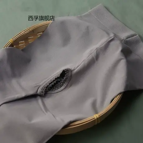 打底袜大码连裤袜春秋天鹅绒丝袜中厚款光腿神器开档裤商品大图