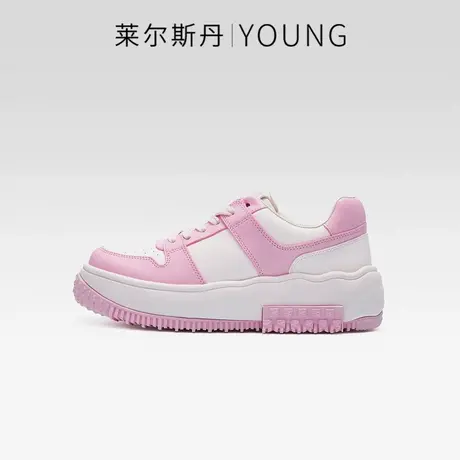 莱尔斯丹2023秋冬新款Y系列系带低帮休闲鞋板鞋女鞋熊猫鞋4T51101商品大图