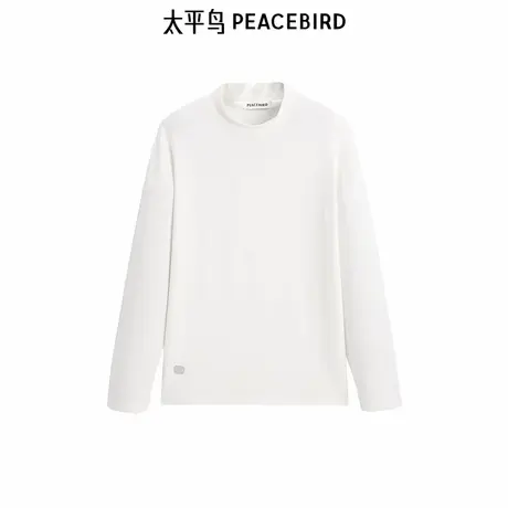 【商场同款】太平鸟男装T恤冬季新款保暖修身打底衫潮 B1CPE4246商品大图
