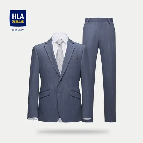 HLA/海澜之家弹力松紧腰礼服套装2023秋季新款商务宴会正装套西男图片