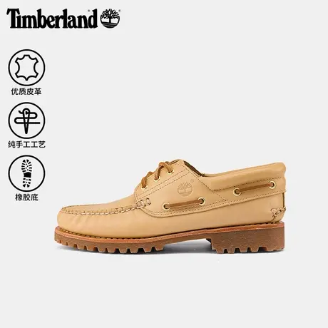 Timberland添柏岚官方男鞋三眼船鞋手工缝制一脚蹬乐福鞋|A2PDQ商品大图