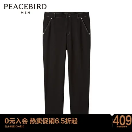 太平鸟男装 2023年冬季新款休闲裤男长裤B1GBC4448图片