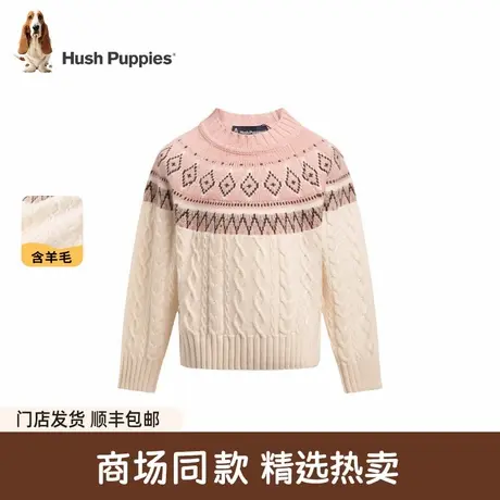 【商场同款】暇步士童装女童毛衣25秋新品大童休闲儿童针织上衣商品大图