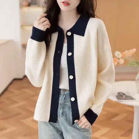 外搭开衫高级感秋款女装2023年新款上衣针织开衫外套女毛衣小香风图片