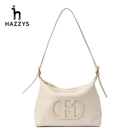 【三八节礼物】Hazzys哈吉斯新款女士单肩包英伦风包包斜挎女包商品大图