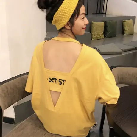 超火cec心机短袖t恤女小众宽松ins原宿bf慵懒风怪味丧系上衣服潮图片