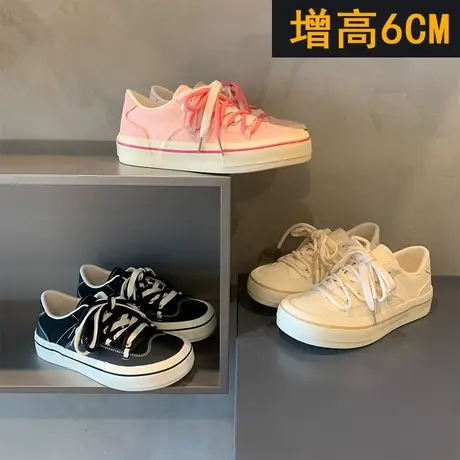 2023年夏季新款休闲百搭ins韩版透气平底帆布鞋商品大图