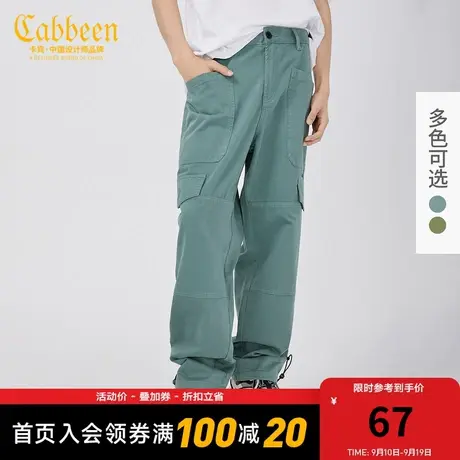 卡宾男装休闲裤工装长裤潮流多口袋宽松商品大图