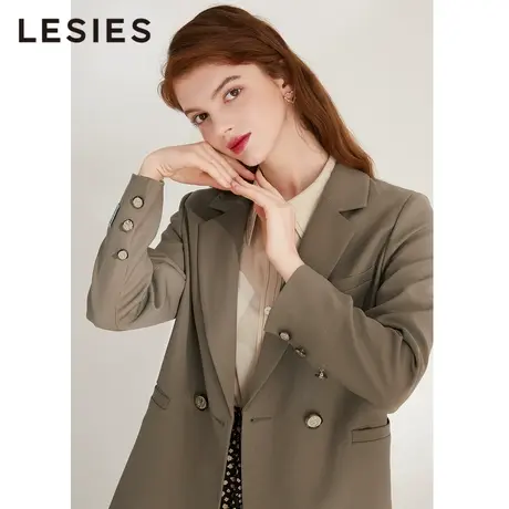 蓝色倾情秋季外套女装 炸街搭配赫本风连衣裙小西装外套上衣图片