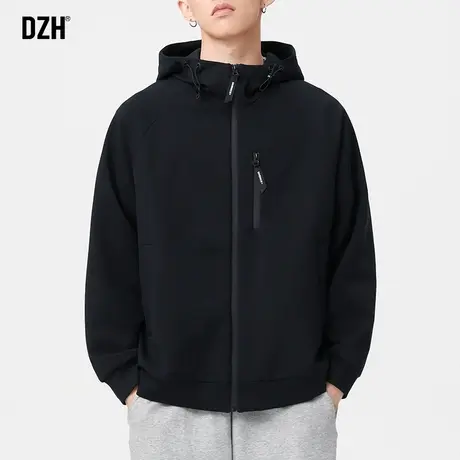 男士美式早春外套男春秋季连帽休闲上衣运动男装2024新款衣服男款商品大图