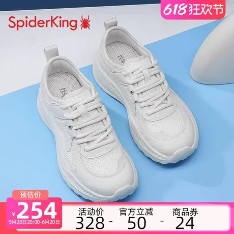 蜘蛛王妈妈鞋网面透气2025运动鞋超轻底轻便薄款休闲鞋健步跑步鞋商品大图