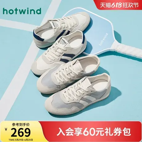 热风男鞋2025年春季新款男士时尚运动休闲鞋百搭平底板鞋子男款商品大图
