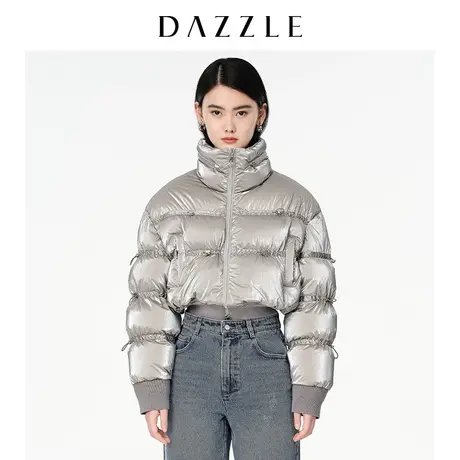 【昕怡粉丝专享】DAZZLE地素奥莱 时髦短款廓形面包服羽绒服女图片