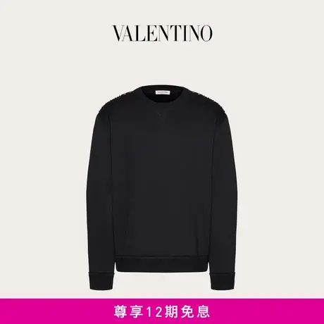 【12期免息】华伦天奴VALENTINO男士 BLACK UNTITLED 圆领卫衣图片