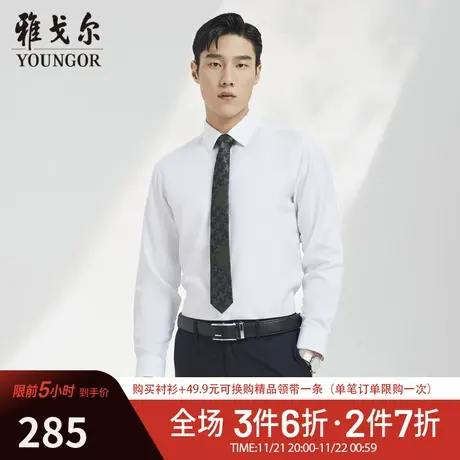 【凉感衬衫】D系雅戈尔衬衫秋冬商务休闲棉弹DP免烫长袖衬衫商品大图