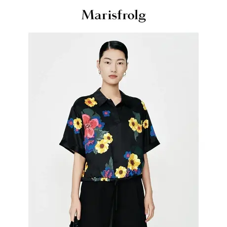 Marisfrolg玛丝菲尔花色衬衫商品大图