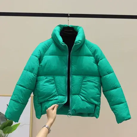 羽绒棉服女2023年新款韩版冬季外套女修身短款轻薄棉衣女式小棉袄图片