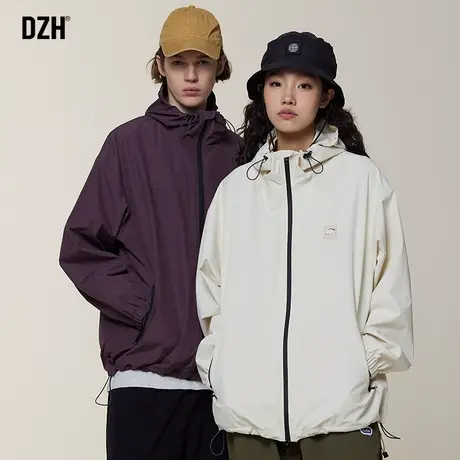 情侣外套男春秋休闲运动连帽飞行员夹克男士户外冲锋衣男款登山服商品大图