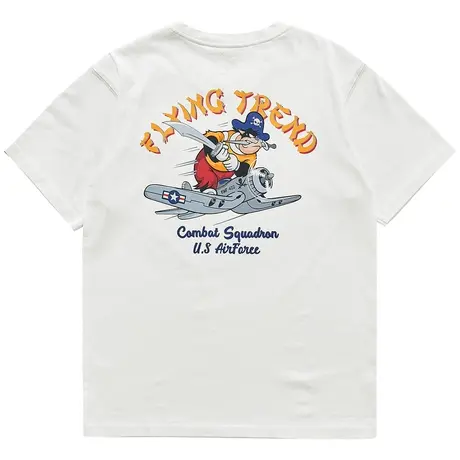 VIP夏季刺绣t恤短袖2023新款卡通印花半袖体恤男薄款vintage上衣图片